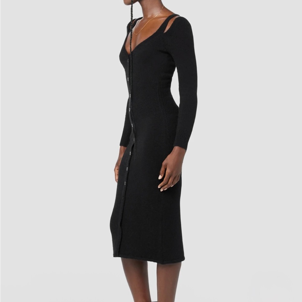Hudson Jeans Melange
Cold Shoulder Long Sleeve
Sweater Dress